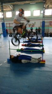 Momento exhibición trial bike